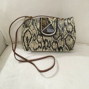 Fashion Influences Snake Skin Crossbody Purse